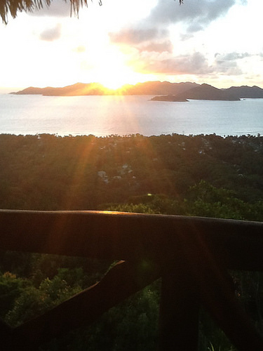 La Digue Seychelles sunset